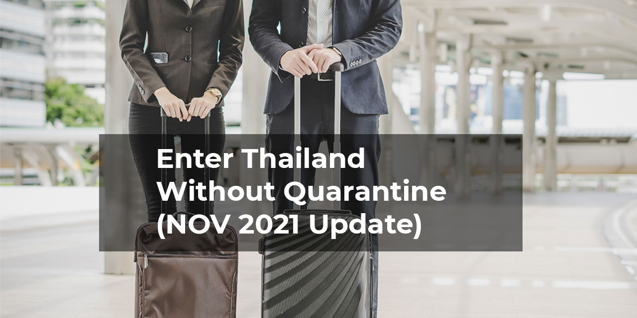 No quarantine in Thailand
