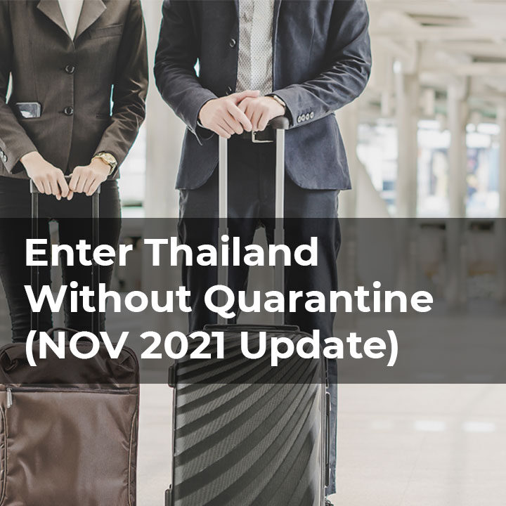 No quarantine in Thailand